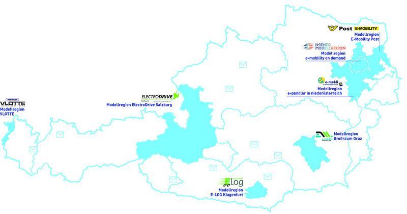 7 MODEL REGIONS Vorarlberg (VLOTTE, since 2008) Salzburg (ElectroDrive Salzburg, since 2009) Vienna (e-mobility on demand, since 2010) Graz (e-mobility