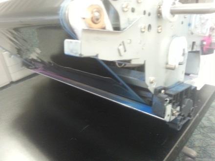 If the surface of the ITB is covered with toner, remove and inspect