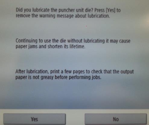 Run test punched copies until clean copies can be made.