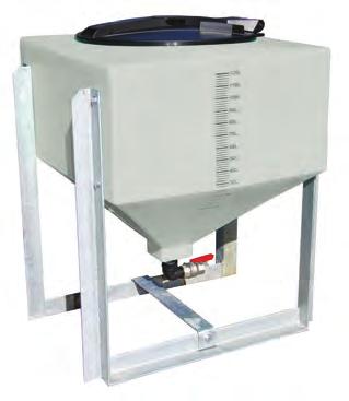 DRUM RINSE CHEMICAL BINS Our Rinse Master chemical rinse bins are a quick and easy means of triple
