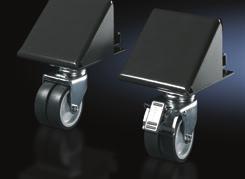 Base/plinth Base/plinth system VX Transport casters For locating onto the base/plinth corner piece, 100 mm (4 in) or 200 mm (8 in.) high.