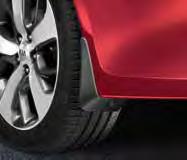 Mudguard kit, front and rear Helps to protect car s underbody, sills and doors from excessive dirt, slush or