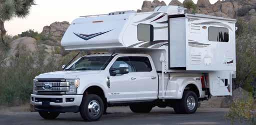F-SERIES PICKUP/CAMPER COMBINATION SELECTOR Combined weight of vehicle, camper body, occupants and cargo must not exceed Gross Vehicle Weight Rating (GVWR) Camper Package (Option Code 471) required
