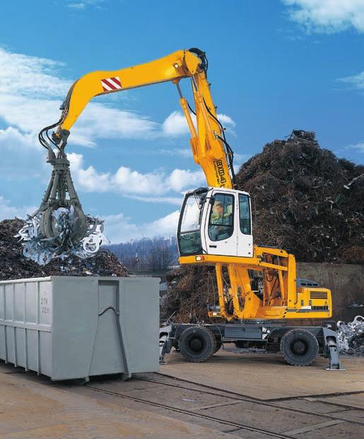Economy Liebherr offers a wide range of Material Handlers models to maximize productivity in any application.