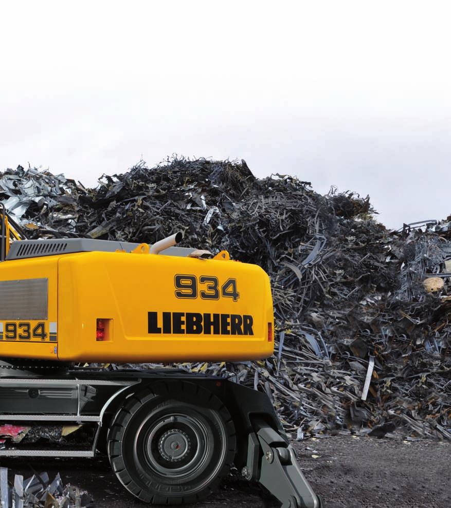 Performance Liebherr material handlers are designed to deliver the highest productivity and performance.