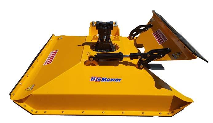 EX60HDR-15T Excavator Rotary Mower Creating Mowing Solutions EX60HDR-15T EXCAVATOR ROTARY MOWER Built for parent machines from 25000-35000lbs High strength steel construction Two - 12 lb rotary
