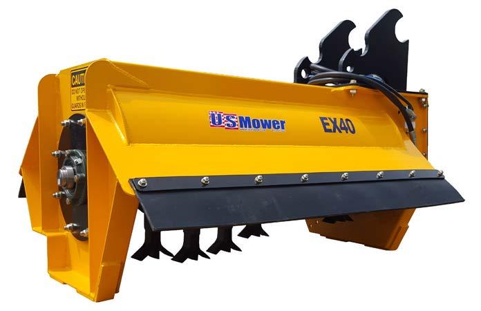 Creating Mowing Solutions EX40 EXCAVATOR FLAIL MOWER EX40 Excavator Flail Mower 6 Built for parent machines from 10000-18000