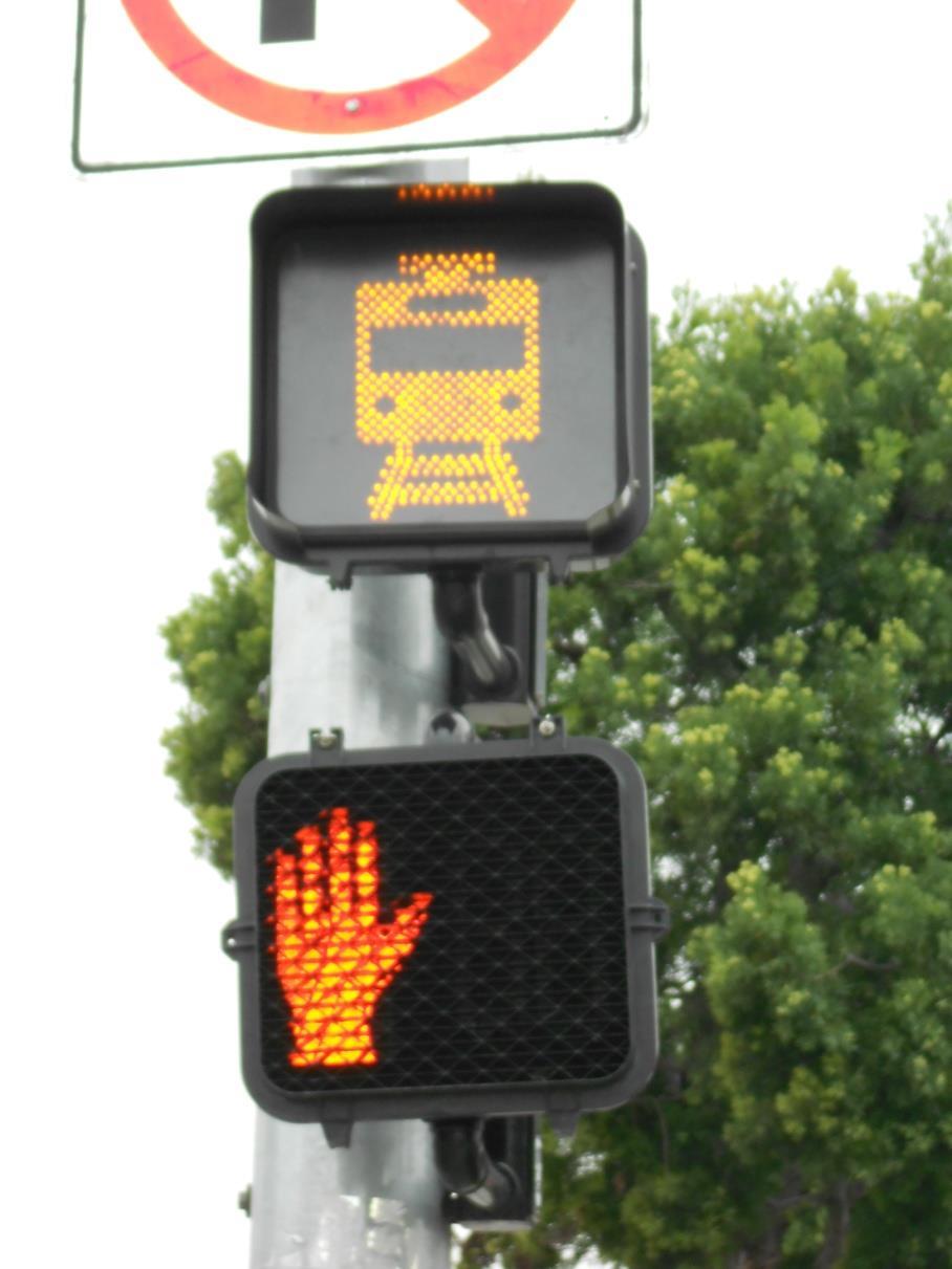 Light Rail Operations Pedestrian Signals