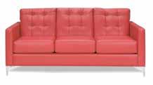 Page 32 of 58 CHANDLER Chandler Sofa Red Leather 76 L x 37 D x 35 H Chandler Loveseat Red Leather