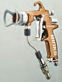 AA4400M air assisted airless spray gun has been designed with the operator and the environment in