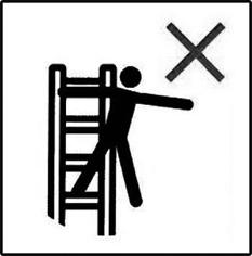 difficult to handle while using a ladder.