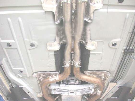 Borla Performance Cat-Back Exhaust System Installation 1. Orient components on floor referencing page-2 drawing. 2.