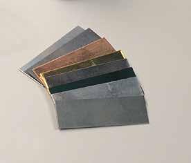 Overall length 125 mm. 3315.30 Horseshoe magnet 3390.00 Materials set for magnetism Consists of 8 plates of magnetic and non-magnetic materials each 65 x 25 mm.