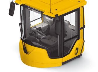 Volvo L110F, L120F IN DETAIL Cab Instrumentation: All important information is centrally located in the operator s field of vision. Display for Contronic monitoring system.