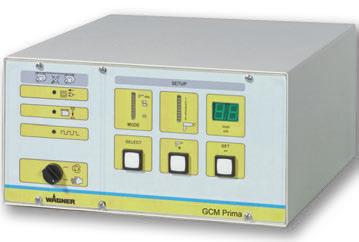 GCM Prima gap control module Gap control module GCM Prima switches the powder feed off during gaps between workpieces.
