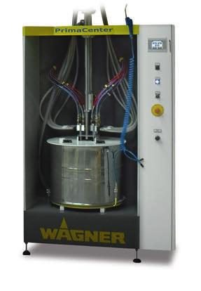 PrimaCenter Integral The PrimaCenter Integral can accommodate up to 12 powder injectors.