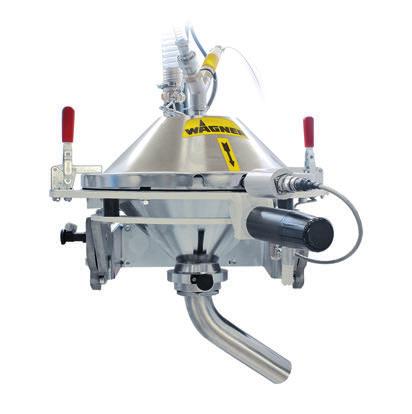 Ultrasound sieve unit SuperCenter Feeding/preparation The ultrasound sieve unit was especially developed for use with the SuperCenter and ensures a high sieve performance.