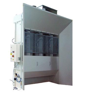 BASIC 8000 spray wall The BASIC 8000 spray wall is suitable for the coating of large parts and is equipped with the basic functions required for a cost-effective system.