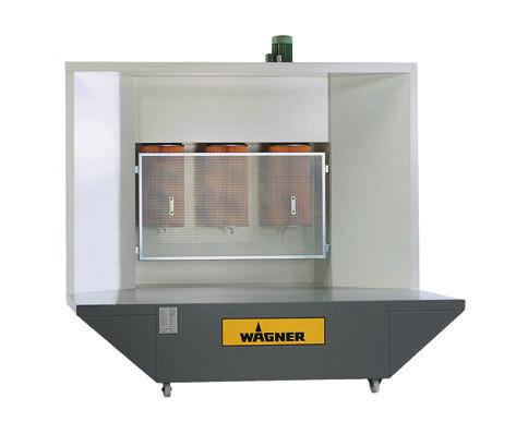 ID spray wall The ID spray wall is especially suited for the coating of large parts in one- color operation or for frequent color changes.