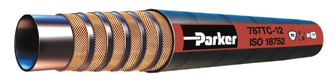 787 Compact Spiral Hose Lighter weight, high flexibility makes installation easy Parker s GlobalCore 787 hose provides 5,000 psi (35 MPa) constant working pressure in all sizes.