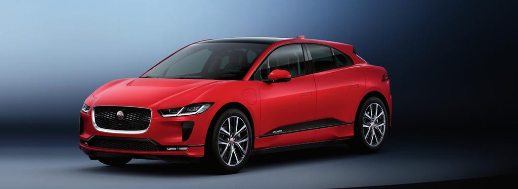 First Edition includes all of the features available on I-PACE HSE (see page 11) plus the following as standard: EXTERIOR FEATURES Fixed panoramic roof Privacy glass Gloss Black side window surround