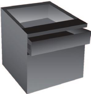 Requires additional lead time. Includes plunger lock. HDP2 15 1 4 " x 21" x 19 1 4 " Tier Drawer Modu-Cabinet Base Made of 20 gauge steel.