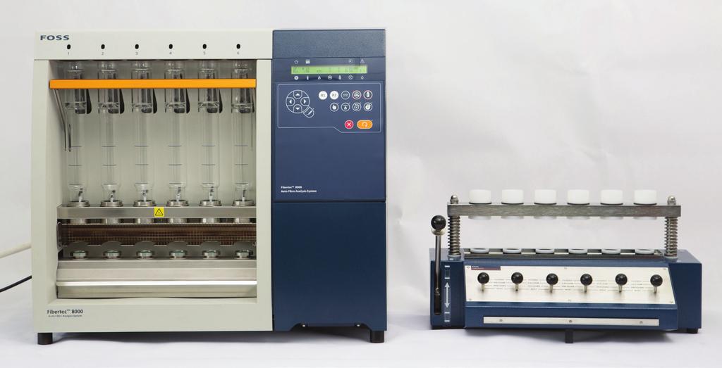 Technology The Fibertec 8000 is specifically designed for fibre determination in accordance with Weende, van Soest and other recognised methods internationally.
