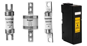 gg & gm Ratings of 415V, 550V & 660 Vac, current rating from 2A to 1250A Fuse Holders available for all fuse-links sizes up to 100A IEC Cylindrical fuses and