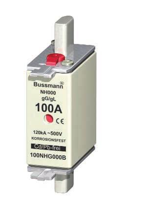 NH DIN Low Voltage Fuse System from Cooper Bussmann High Breaking Capacity 4Vac, 5Vac and 690Vac Insulated Tag variants available Indication VDE 066 Part DIN 4 60 Parts to 4 (Standard Dimensions)
