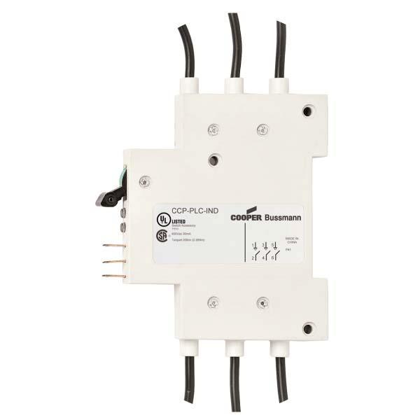 Product Profile- Accessory: Remote Fuse Indication Switch Connects to CCP Disconnect Switch Catalog number: CCP-PLC-IND 24VDC remote indication Two Indication LEDs Green LED indicates unit power Red