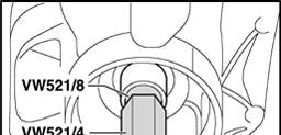 Page 21 of 31 39-163 - Press left tapered roller bearing outer race for differential (housing side) with shim S2 into housing Page 39-126, Fig. 2. To perform the measurement use shim S2* with thickness of 1.