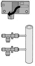 and threaded connections can be combined Depending on the operating conditions, port connections can be combined with a choice of and threaded connections.