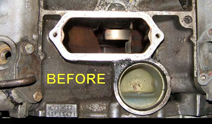 Remove the black cover from your oil separator and look down inside.