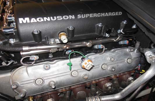 Connect the injector plugs to the adjacent injectors