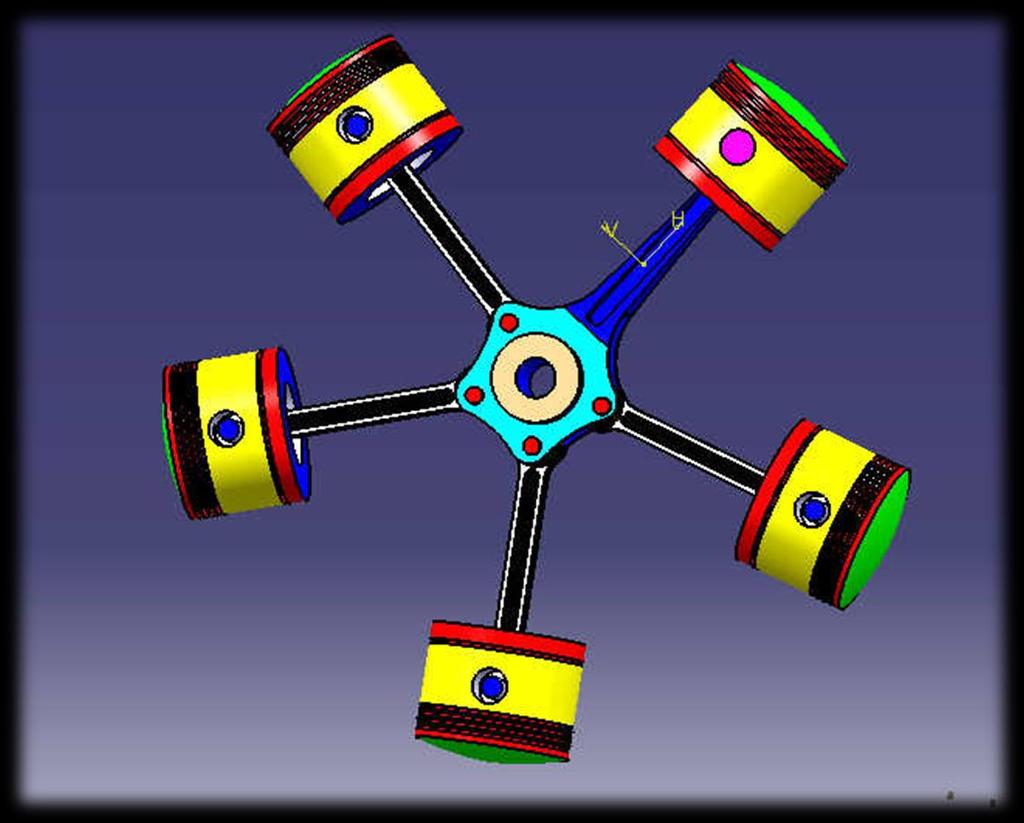Student s Corner News from DAuto Family This is the RADIAL ENGINE designed in CATIA V5 It is