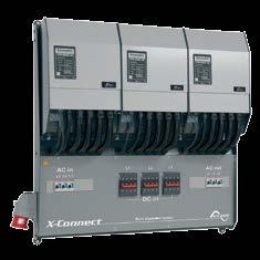 2 or 3 units in parallel on 1 phase Increase the power on one phase by connecting 2 or 3 Xtender in parallel.