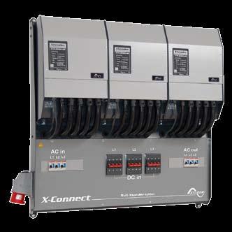 Sine wave inverter-chargers Products The main configurations offered by the Xtender series Wide modularity