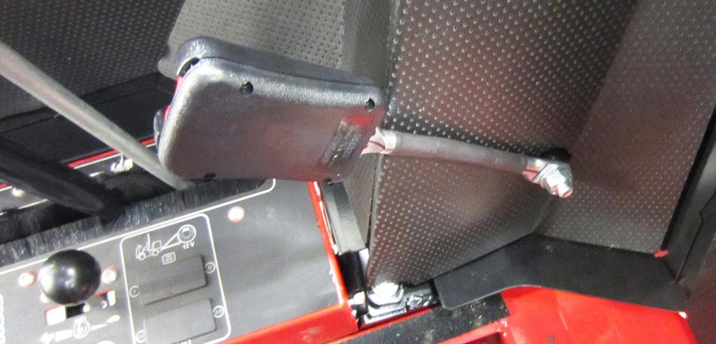 M M I J. Install the lower dash SDLA panel () into the gap between the cab frame and the top of the dash panel.
