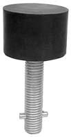 Misc. Hardward (con t) 1803 FLOOR STOPS 1803 2 diameter x 1-3/8 high bumper 1803 H1803 Diameter and Height as required HD1803 rod 5/8 diameter x 3 long H1803 4 diameter x 1-3/8 high bumper rod 5/8