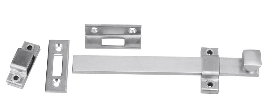 lock by others Heavy duty for extreme conditions Made of all stainless steel, finish US32D 3/4 wide x
