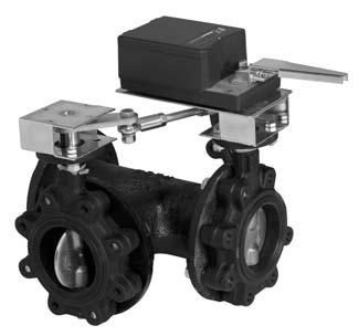 DESCRIPTION & SPEC BUTTERFLY S For 2 & 3 Way control of hot water or chilled water up to 50% Glycol. Description The actuated Butterfly Valve is comprised of an actuator, linkage and valve body.