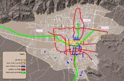 Review public transport (buses and minibuses) to 2025 The proposed bus network in Tehran
