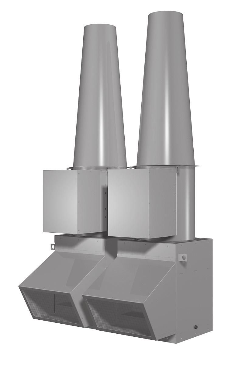 Cone Lifting Lugs Unit Assembly Lifting Lugs Cone Fan Bypass Air Plenum The figures below illustrates four common methods used to install Vektor systems.