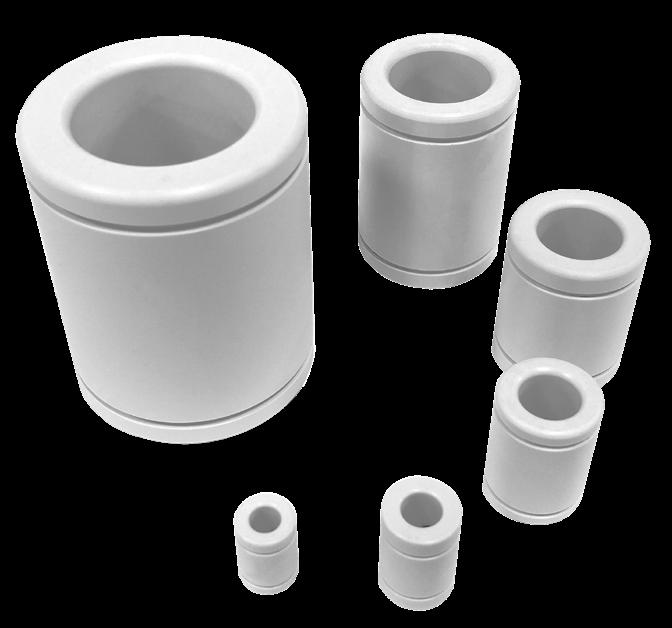 FluidLine Metric Closed Velocity Lubricated Velocity FluidLine Linear Bearings offer a 1 piece construction that allows it to stay in service even after there is significant wear.