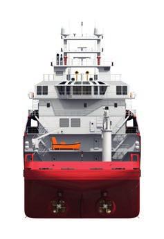driven Performance: Fuel consumption (subject to weather) Full speed (12 knots) abt 13 t/day Service speed (10 knots) abt 11 t/day Service speed (8 knots) abt 8 t/day DP mode abt 6 t/day In port abt