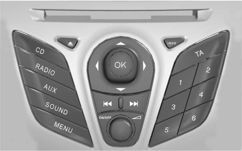 Audio unit overview Note: Units have an integrated multi function display situated above the CD aperture. This shows important information regarding control of your audio unit.