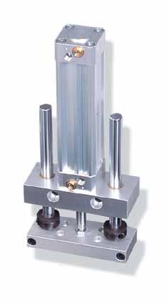 ERTIAL TRUSTER PNEUMATI SLIDE Major Benefits Oversize guide rods Simple design Ideal for non-rotating applications Easy tooling mounting