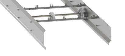 Conveyor Beams - Introduction Conveyor frame structure Frame profiles and cross bars In order to facilitate cleaning, the top belt can be lifted up and the outer slide rails can be folded back.