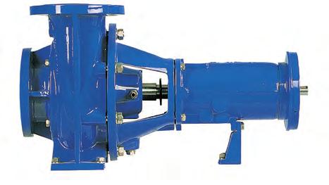 VOGEL - Pumps with Channel Type Impeller, Design KS Capacity up to 500 m 3 /h (2200 USgpm) Head up to 45 m (150 feet) Speed up to 1450 min -1 (1450 r.p.m.) Sizes: DN 65 up to DN 150 (21/2 up to 6 ) discharge Temperature: max.