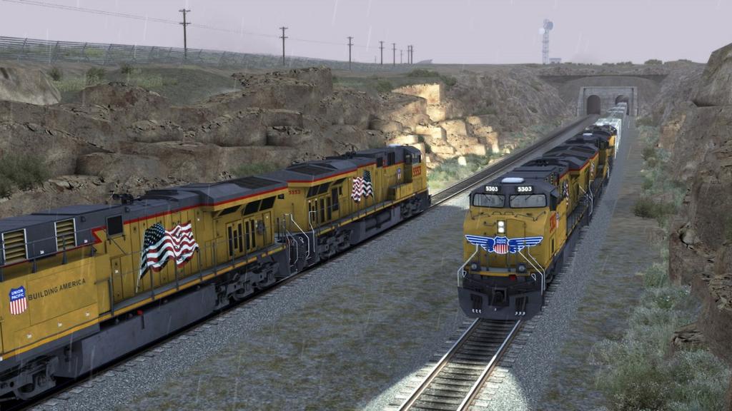 1 Union Pacific symbol GS-PXVT is a dedicated grain shuttle operating between central California and Hastings, Nebraska.